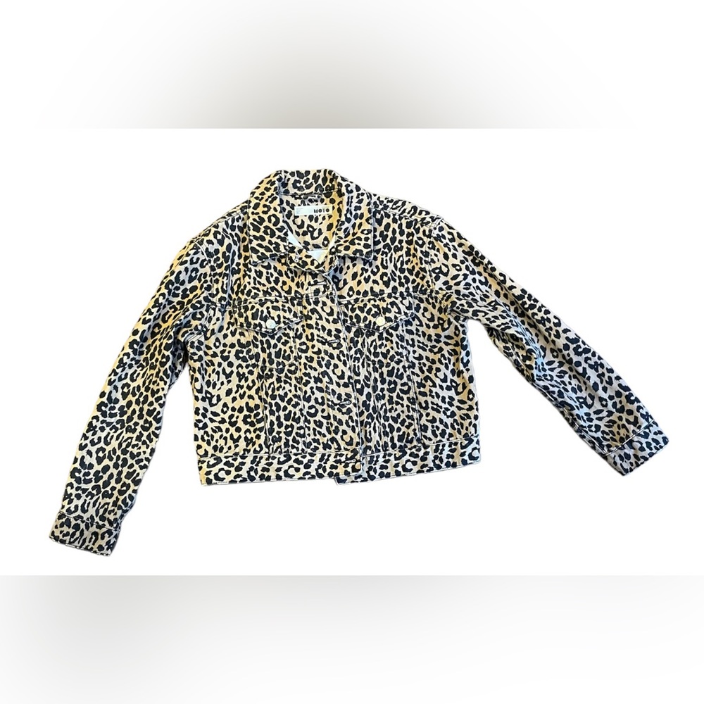 Cheetah Denim Jacket - Topshop
